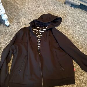 Levi's Men's Black Hooded Jacket